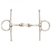 Centaur Stainless Steel French Mouth Full Cheek Snaffle Bit