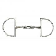 Centaur Stainless Steel Hunter Dee with French Link Snaffle Bit