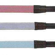Camelot Colorful Ice Rubber Covered Reins