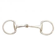 Centaur Stainless Steel Hollow Medium Weight Eggbutt Snaffle Bit