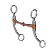 Bob Avila Copper Snaffle Bit with Stainless Steel Shank