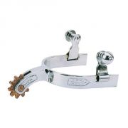 Weaver Childrens Spurs with Engraved Band  Chrome Plated