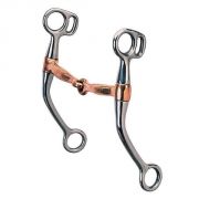Weaver Tom Thumb Snaffle Bit Copper Mouth Stainless Steel