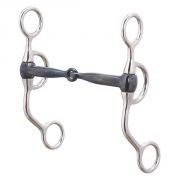 Weaver Professional Argentine Bit Sweet Iron Snaffle Mouth with Copper Inlay