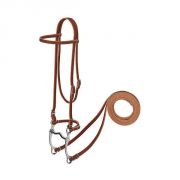 Weaver Harness Leather Browband Bridle with Single Cheek Buckle