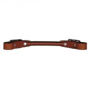 Weaver Bridle Leather Rounded Curb Strap Brown