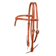Berlin Custom Leather Hand Tied Knotted Browband Headstall