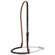 Martin Saddlery Leather Covered Single Rope Noseband Tie Down Chocolate