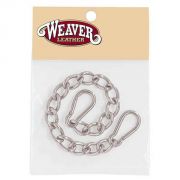 Weaver Curb Chain with Safety Spring Snaps Stainless Steel