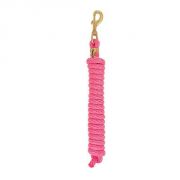 Weaver Poly Lead Rope Diva Pink Solid 10ft