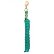 Weaver Poly Lead Rope Emerald Green Solid 10ft