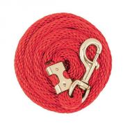 Weaver Value Poly Lead Rope Red 8ft