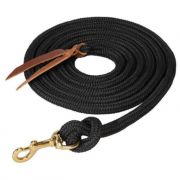Weaver Cowboy Lead With Snap Black 10ft
