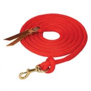 Weaver Cowboy Lead With Snap Red 10ft