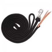 JT International Tough 1 14ft Training Lunge Lead with Triggerbull Snap Black