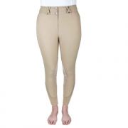 Equine Couture Charlotte Suede Knee Patch Breech - Safari