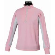 TuffRider Childrens Ventilated Technical Long Sleeve Sport Shirt Petal Pink