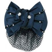 Ovation Premium Show Bow Floral Bling Black or Navy