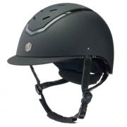 Charles Owen EQx Kylo Dial Fit Wide Peak Riding Helmet - Matte Black