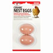 Little Giant Ceramic Nest Eggs Brown