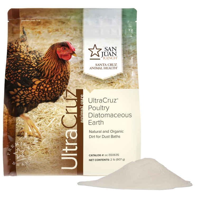 UltraCruz Poultry Diatomaceous Earth for Chickens 2lb | Sunset Feed ...