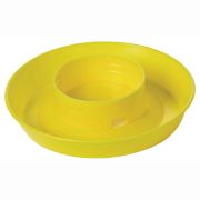 Miller Manufacturing 1 Quart Screw On Poultry Waterer Base Yellow