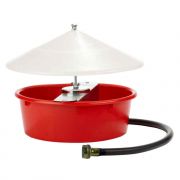 Automatic Poultry Waterer with Cover 5 Quart