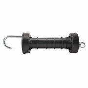 Powerfields Coated Gate Handle for Electric Fences Black