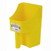 Little Giant Plastic Enclosed Feed Scoop Yellow 3 Quart