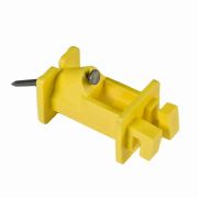 Red Snapr Wood Insulator for Electric Fence Yellow 25 Count