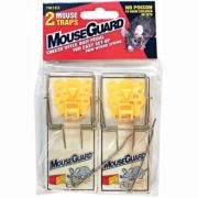 World and Main Bait Pedal Wood Snap Mouse Trap 2 Pack