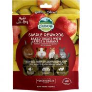 Oxbow Simple Rewards Baked Apple and Banana Small Animal Treats 3oz