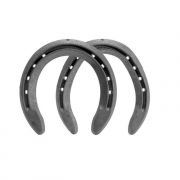 St Croix Forge Steel Side Clipped Eventer Horseshoes Pair 00 Front