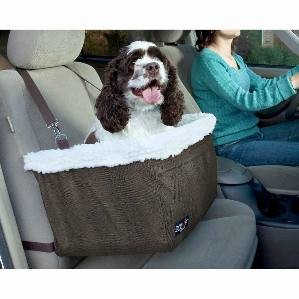 Solvit Dog Car Booster Seat Extra Large 25lb Sunset Feed & Supply