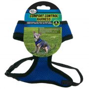 Four Paws Comfort Control Dog Harness Blue Small