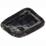 Quiet Time Pet Bed Plush Gray 36in