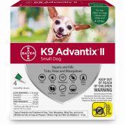 K9 Advantix II Flea and Tick Treatment Small Dog 10lb 4ct