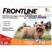 Frontline Plus Flea and Tick Treatment Small Dog 22lb 3ct