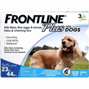 Frontline Plus Flea and Tick Treatment Medium Dog 44lb 3ct