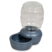 The Petmate Replendish Automatic Waterer Peacock Blue Extra Small Half Gallon