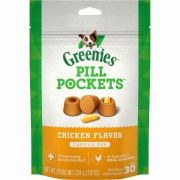 Greenies Pill Pocket Capsule Chicken Flavor Dog Treat 30ct