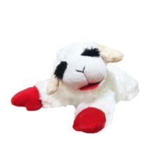 Multipet Lamb Chop Plush Dog Chew Toy Small 6in