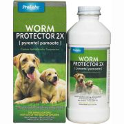Worm Protector 2X for Hookworms and Roundworms Pyrantal Pamoate 8oz