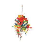 A and E Cage Co Cluster Blocks Hanging Bird Toy Large