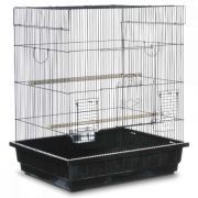 Prevue Pet Cockatiel Square Roof Bird Cage Black