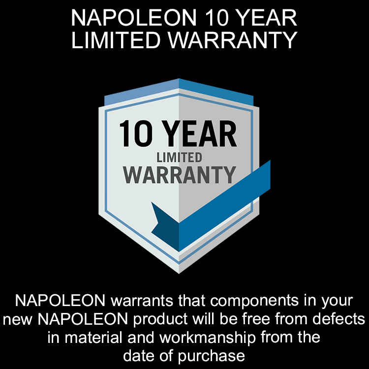 Napoleon 10 Year Limited Warranty