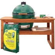 Big Green Egg XLarge EGG in Acacia Table Package