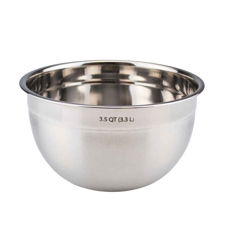 Tovolo Stainless Steel Mixing Bowl 3.5 Quart | Sunset Feed & Supply