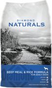 Diamond Naturals Adult Beef Meal and Rice Dry Dog Food 40lb