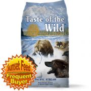 Taste of the Wild Pacific Stream Smoked Salmon Dry Dog Food 28lb